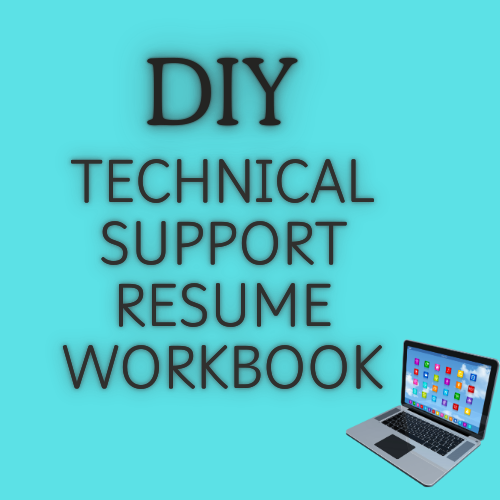 Technical Support Representative DIY Resume Template Workbook